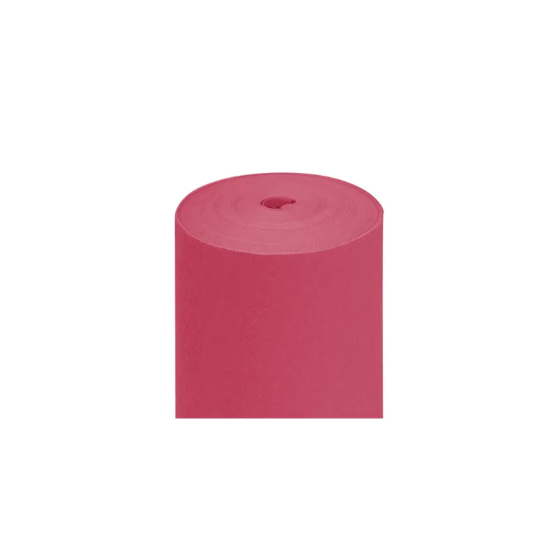"TÊTE-À-TÊTE" PRÉDECOUPÉ 120CM (20 FEU.)  55 G/M2 0,40x24 M FUCHSIA AIRLAID (6 UNITÉ)