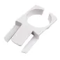 PORTE-VERRES POUR FIXER À L'ASSIETTE 7,5x4,2 CM BLANC PLASTIQUE (200 UNITÉ) PORTE-VERRES POUR FIXER À L'ASSIETTE