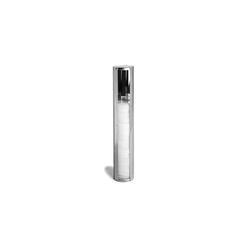 DISTRIBUTEUR COUVERCLES JUSQU'À Ø 10,1CM   11,2x59 CM CHROME INOX (1 UNITÉ)