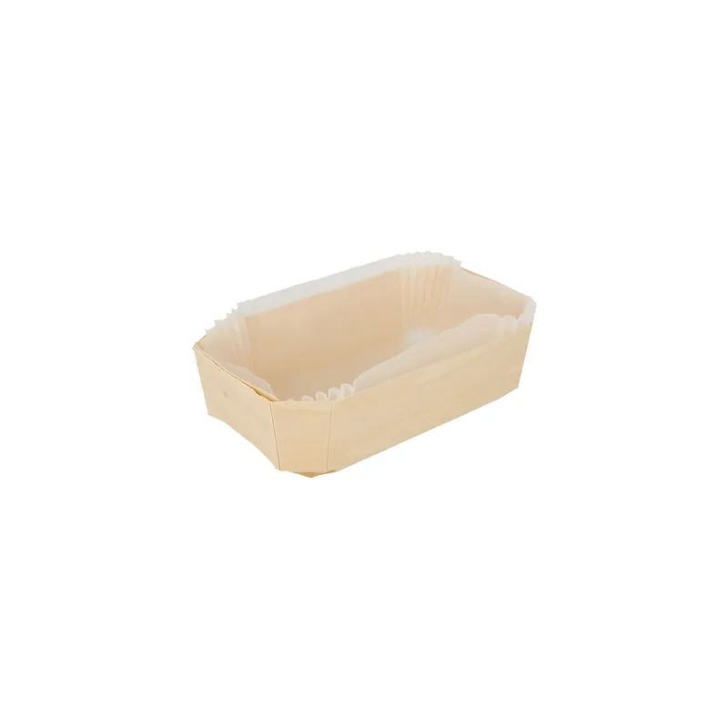 400 U. CORNETS + MOULES EN SILICONE WOOD 400 ML 14x9x4,5 CM NATUREL BOIS (400 UNITÉ)