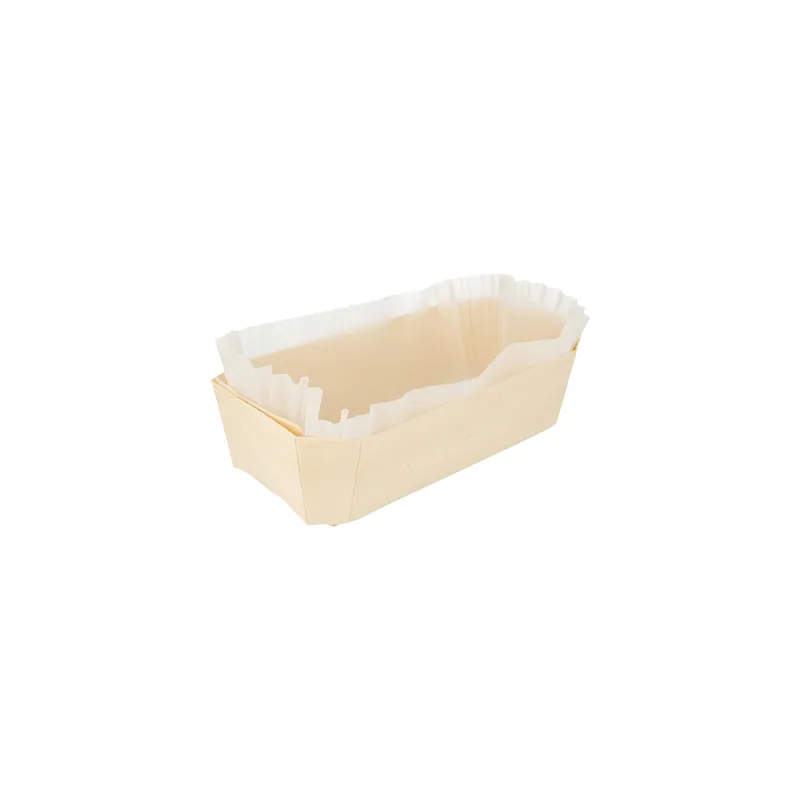 100 U. CORNETS + MOULES EN SILICONE WOOD 1450 ML 23x13x7 CM NATUREL BOIS (100 UNITÉ)