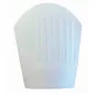 TOQUES DE CHEF À CALOTTE ARRONDIE 26 CM BLANC AIRLAID (10 UNITÉ) TOQUES DE CHEF À CALOTTE ARRONDIE