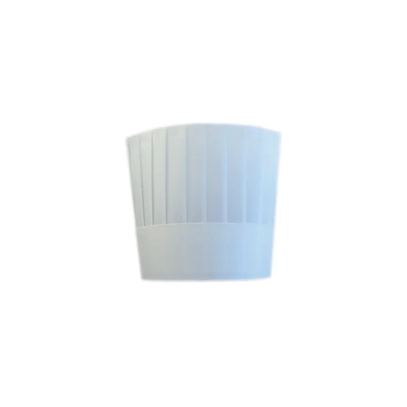 TOQUES AJUSTABLES CLASSIQUES   23 CM BLANC AIRLAID (10 UNITÉ)