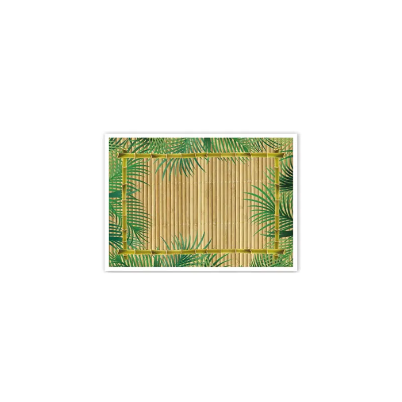 SETS DE TABLE OFFSET 'BAMBOO' 70 G/M2 31x43 CM QUADRICHROMIE CELLULOSE (2000 UNITÉ)