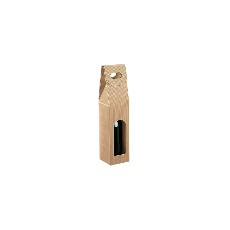 100 U. BOÎTES 1 BOUTEILLE 9x9x38,5 CM NATUREL KRAFT (100 UNITÉ) 100 U. BOÎTES 1 BOUTEILLE 9x9x38,5 CM NATUREL KRAFT (100 UNITÉ)