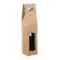 100 U. BOÎTES 1 BOUTEILLE 9x9x38,5 CM NATUREL KRAFT (100 UNITÉ) 100 U. BOÎTES 1 BOUTEILLE