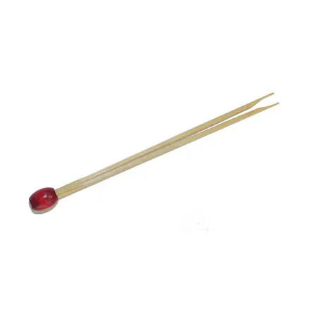 PIQUES DOUBLE POINTE "BOULE ROUGE"