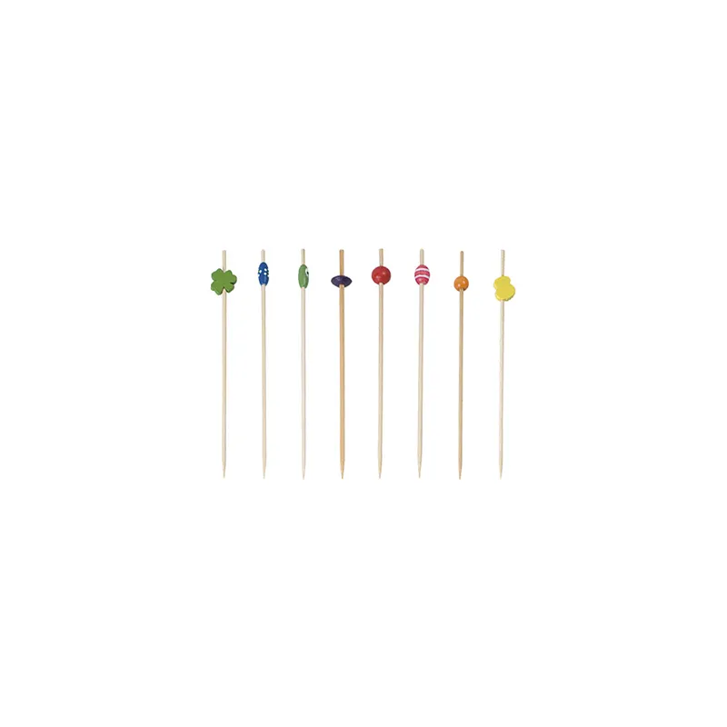 PIQUES DÉCORÉES BAMBOO 12 (h) CM ASSORTI BAMBOU (100 UNITÉ) PIQUES DÉCORÉES BAMBOO 12 (h) CM ASSORTI BAMBOU (100 UNITÉ)