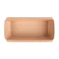 MOULES CUISSON PATISSERIE LAMINES 170 G/M2 16,5x6,5x5 CM MARRON CELLULOSE (1000 UNITÉ) MOULES CUISSON PATISSERIE LAMINES