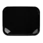 PLATEAU POUR COUPOLE 35,7x46 CM NOIR POLYCARBONATE (1 UNITÉ) PLATEAU POUR COUPOLE