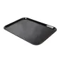PLATEAU POUR COUPOLE 40,5x56 CM NOIR POLYCARBONATE (1 UNITÉ) PLATEAU POUR COUPOLE