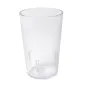GOBELETS EMPILABLES 230 ML Ø 6,7/5,1x10,2 CM TRANSPARENT POLYCARBONATE (36 UNITÉ) GOBELETS EMPILABLES