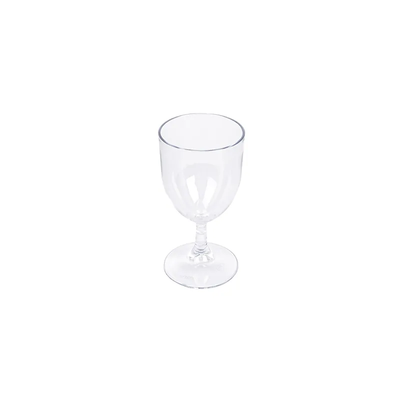 VERRES À PIED À VIN 175 ML Ø 6,8/6,6x13,5 CM TRANSPARENT POLYCARBONATE (1 UNITÉ) VERRES À PIED À VIN 175 ML Ø 6,8/6,6x13,5 CM TRANSPARENT POLYCARBONATE (1 UNITÉ)