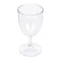 VERRES À PIED À VIN 175 ML Ø 6,8/6,6x13,5 CM TRANSPARENT POLYCARBONATE (1 UNITÉ) VERRES À PIED À VIN