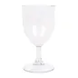 VERRES À PIED À VIN 175 ML Ø 6,8/6,6x13,5 CM TRANSPARENT POLYCARBONATE (1 UNITÉ) VERRES À PIED À VIN