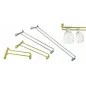 RACK POUR COUPES 41 CM DORE ACIER (1 UNITÉ) RACK POUR COUPES