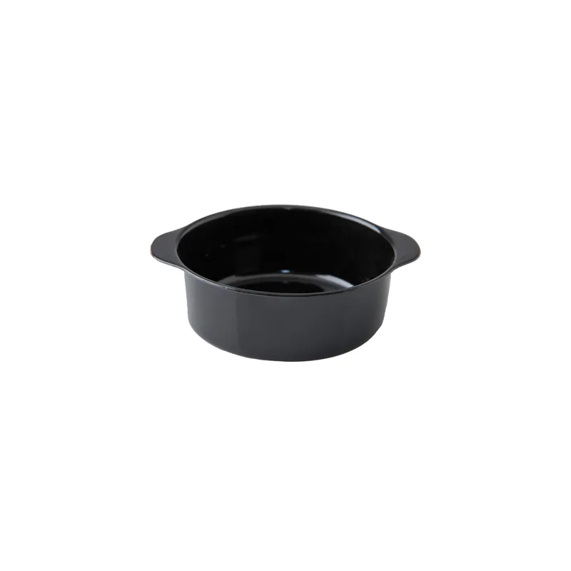 EMBALLAGES APÉRITIF CYLINDRE  52 ML 7,6x6,5x2,4 CM NOIR PS (200 UNITÉ)