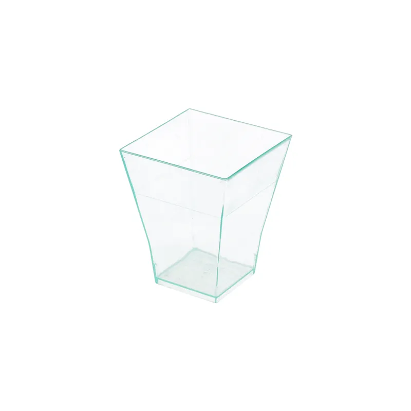 EMBALLAGES APÉRITIF BOUQUET   4,5x4,5x5,5 CM VERT D'EAU PS (576 UNITÉ)