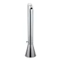 CENDRIER EXTÉRIEUR Ø 22,5x110 CM ARGENTE ACIER (1 UNITÉ) CENDRIER EXTÉRIEUR