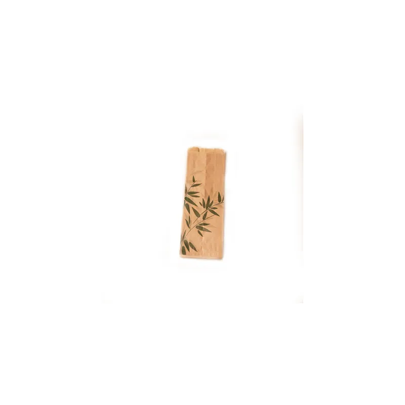 SACHETS MINI SANDWICHS FEEL GREEN  34 G/M2 7+4x22 CM NATUREL PARCH.INGRAISSABLE (500 UNITÉ)