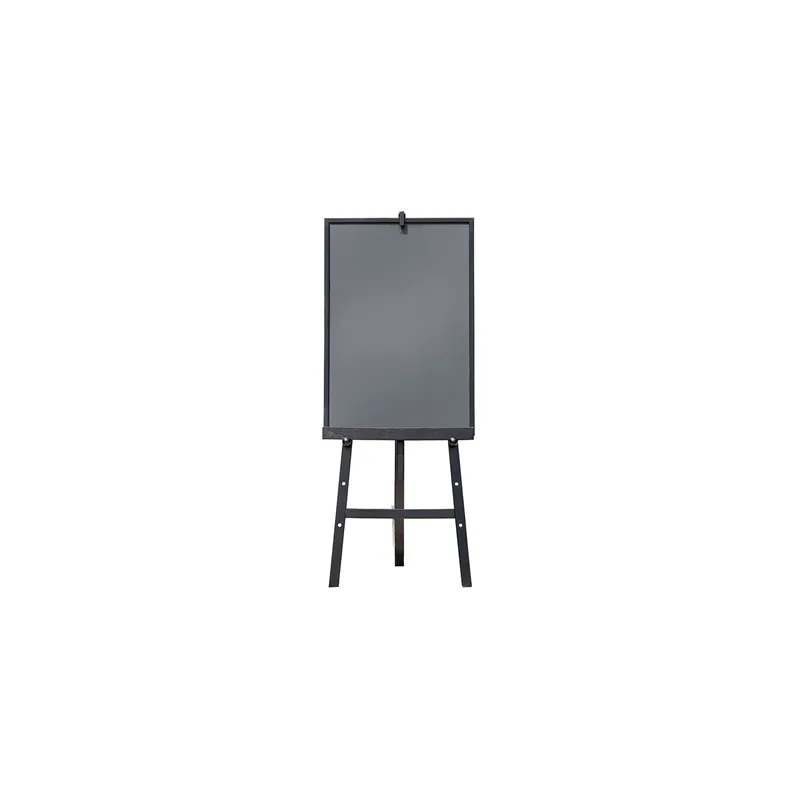 CHEVALET + ARDOISE   60x148 CM NOIR BOIS (1 UNITÉ)