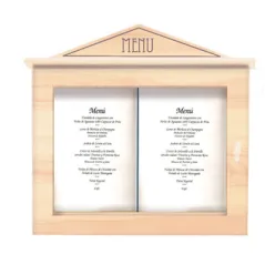 PORTE MENUS LUMINEUX
