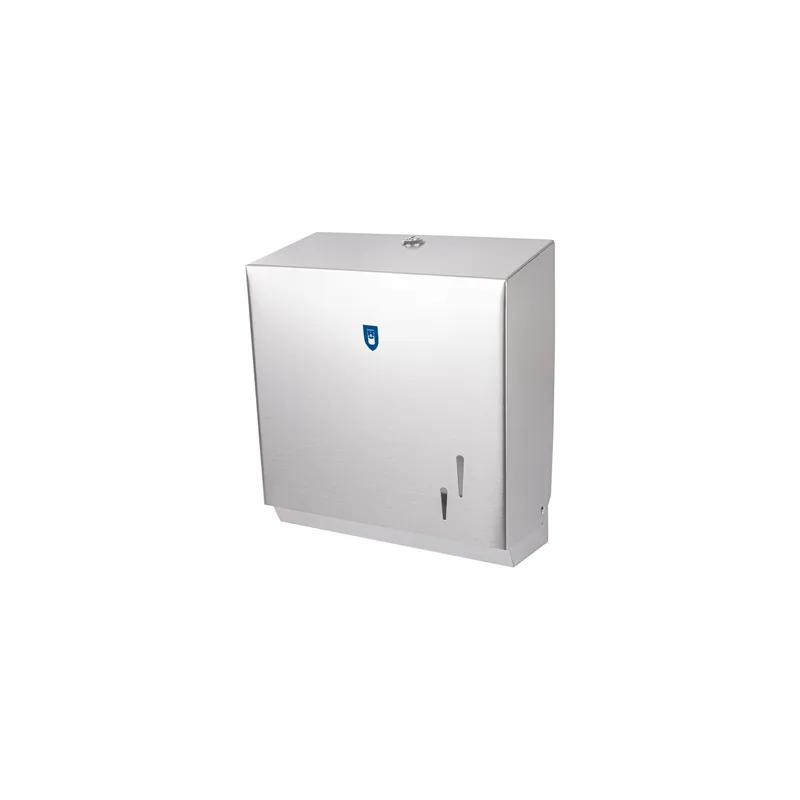 DISTRIBUTEUR POUR ESSUIE-MAINS 26,5x12x30,5 CM ARGENTE ACIER (1 UNITÉ) DISTRIBUTEUR POUR ESSUIE-MAINS 26,5x12x30,5 CM ARGENTE ACIER (1 UNITÉ)