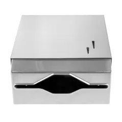 DISTRIBUTEUR POUR ESSUIE-MAINS  26,5x12x30,5 CM ARGENTE ACIER (1 UNITÉ)