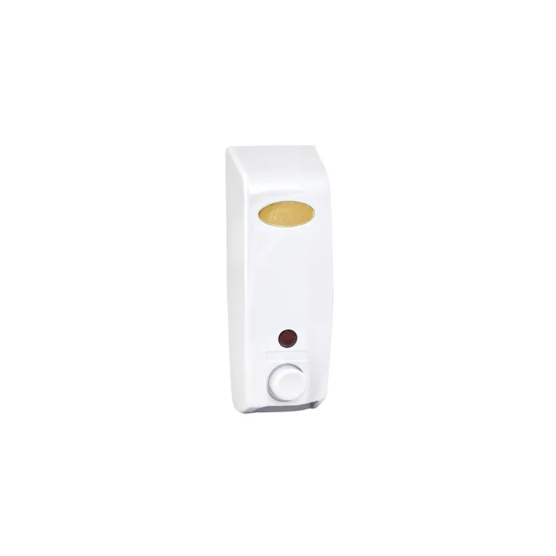 DISTRIBUTEUR DE SAVON 400 ML 8,5x8,5x25 CM BLANC ABS (1 UNITÉ) DISTRIBUTEUR DE SAVON 400 ML 8,5x8,5x25 CM BLANC ABS (1 UNITÉ)