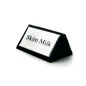 AFFICHAGES "SKIM MILK" 7,5x4,5 CM NOIR BOIS (12 UNITÉ) AFFICHAGES "SKIM MILK"