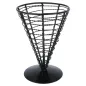 BASKET ARTINOX Ø 12,8x18 CM NOIR ACIER (1 UNITÉ) BASKET