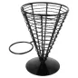 BASKET POUR 1 RÉCIPIENT ARTINOX Ø 12,8x18 CM NOIR ACIER (1 UNITÉ) BASKET POUR 1 RÉCIPIENT