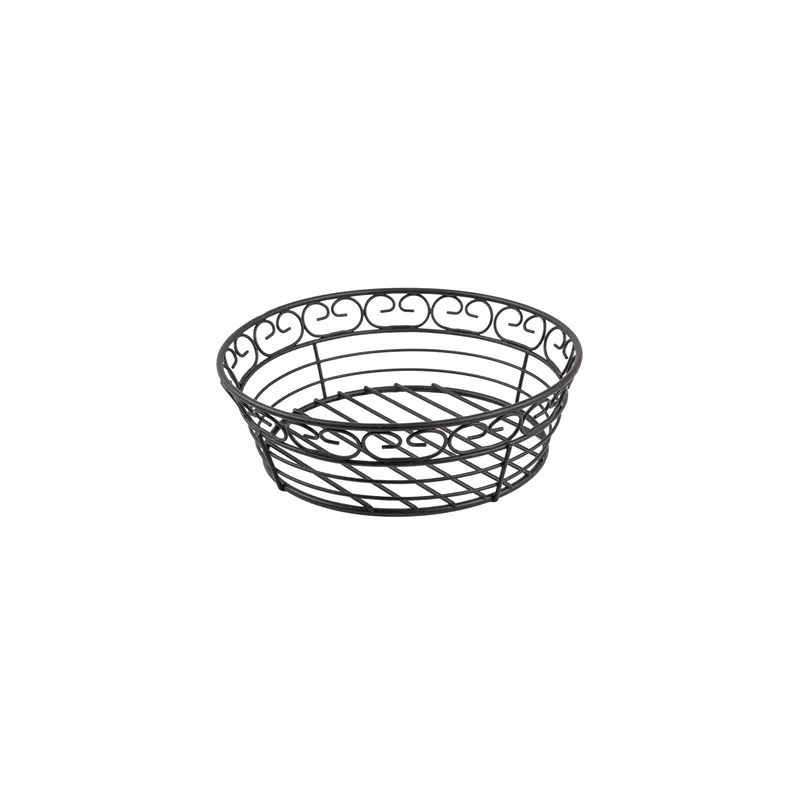 BASKET ARTINOX Ø 20,3x6,3 CM NOIR ACIER (1 UNITÉ) BASKET ARTINOX Ø 20,3x6,3 CM NOIR ACIER (1 UNITÉ)