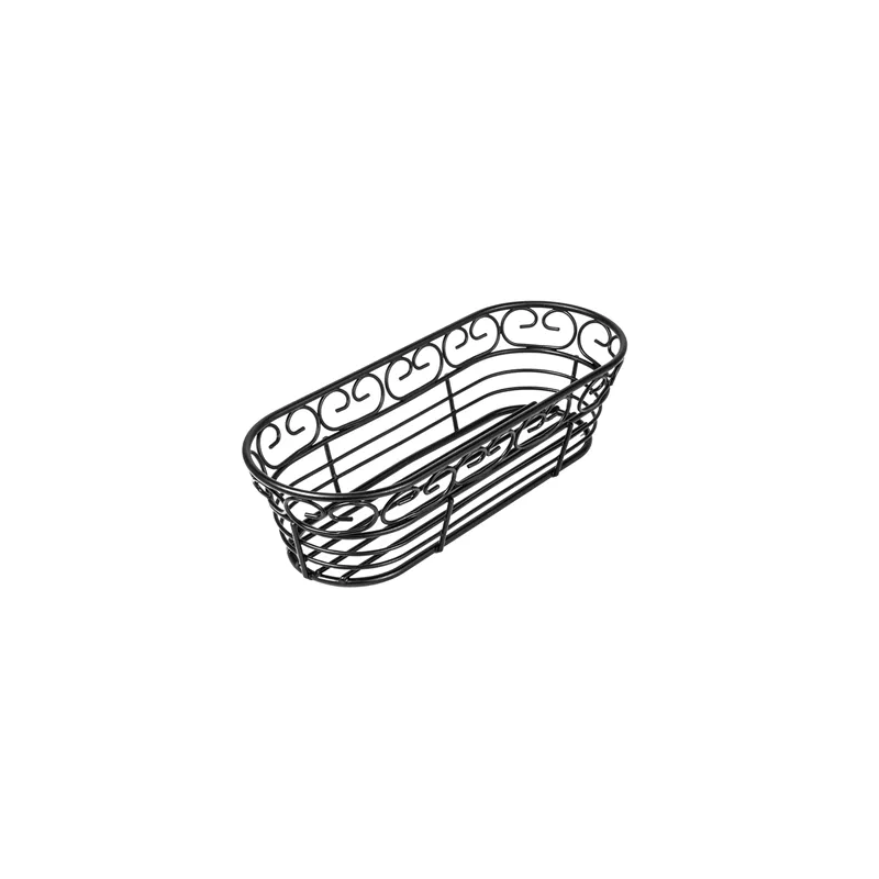 CORBEILLES ALLONGÉES ARTINOX  22,8x9,3x6,4 CM NOIR ACIER (1 UNITÉ)
