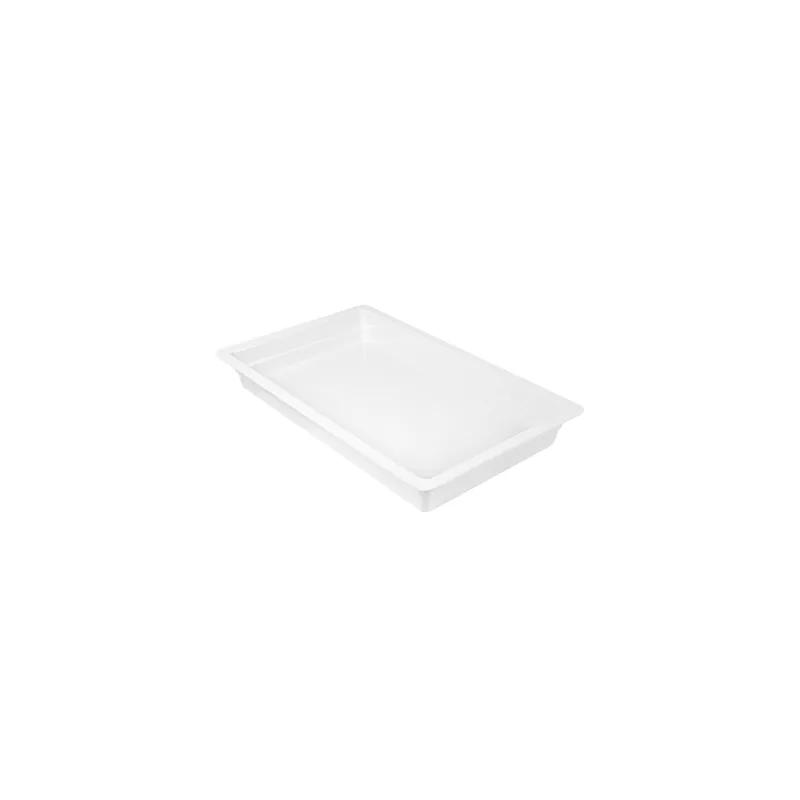 BACS GN 1/1   53 x 32 x 6,5 (h) CM BLANC MÉLAMINE (3 UNITÉ)