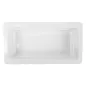 BACS GN 1/3 32,5 x 17,5 x 6,5 (h) CM BLANC MÉLAMINE (6 UNITÉ) BACS GN 1/3
