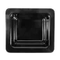 BACS GN 1/6 6,5 (h) CM NOIR MÉLAMINE (6 UNITÉ) BACS GN 1/6