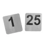 NUMÉROS DE TABLE DU 1 AU 25