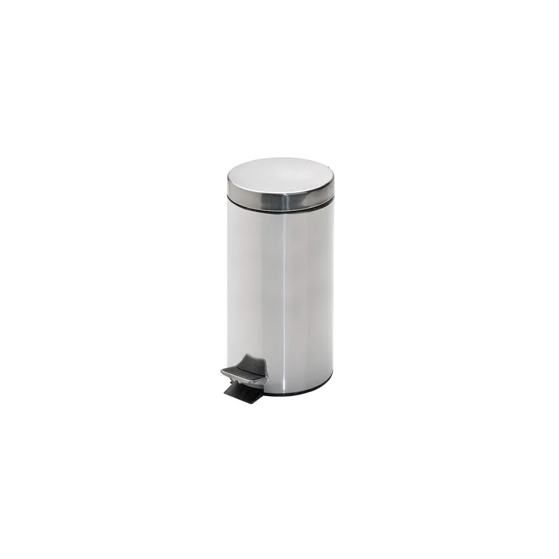 POUBELLE À PEDALE RÉCEPTACLE INTÉRIEUR 12 L Ø 25x38 CM ARGENTE INOX (1 UNITÉ) POUBELLE À PEDALE RÉCEPTACLE INTÉRIEUR 12 L Ø 25x38 CM ARGENTE INOX (1 UNITÉ)