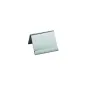 CHEVALETS POUR ÉTIQUETTES DE TABLE 6,4x5,7x4,2 CM ARGENTE INOX (25 UNITÉ) CHEVALETS POUR ÉTIQUETTES DE TABLE