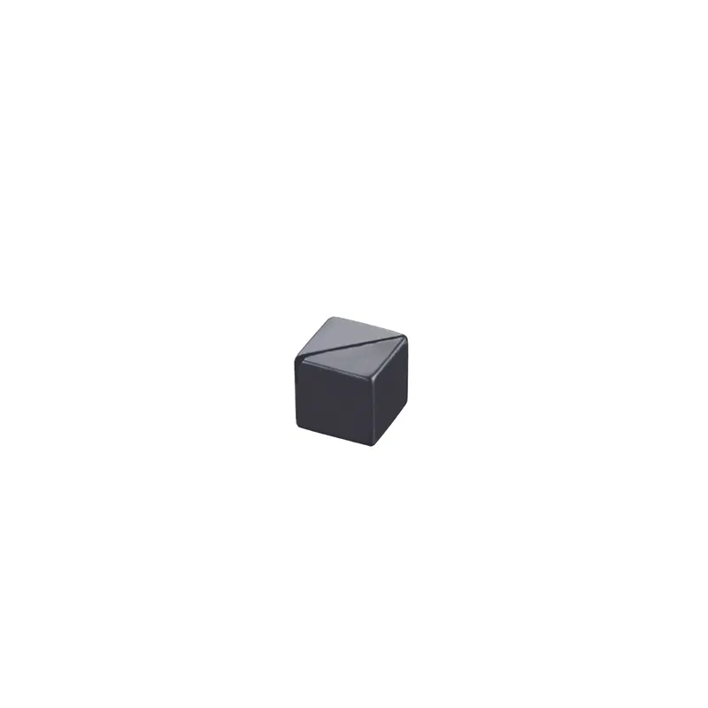 CUBES DE TABLE   2,9 CM NOIR ACRYLIQUE (1 UNITÉ)
