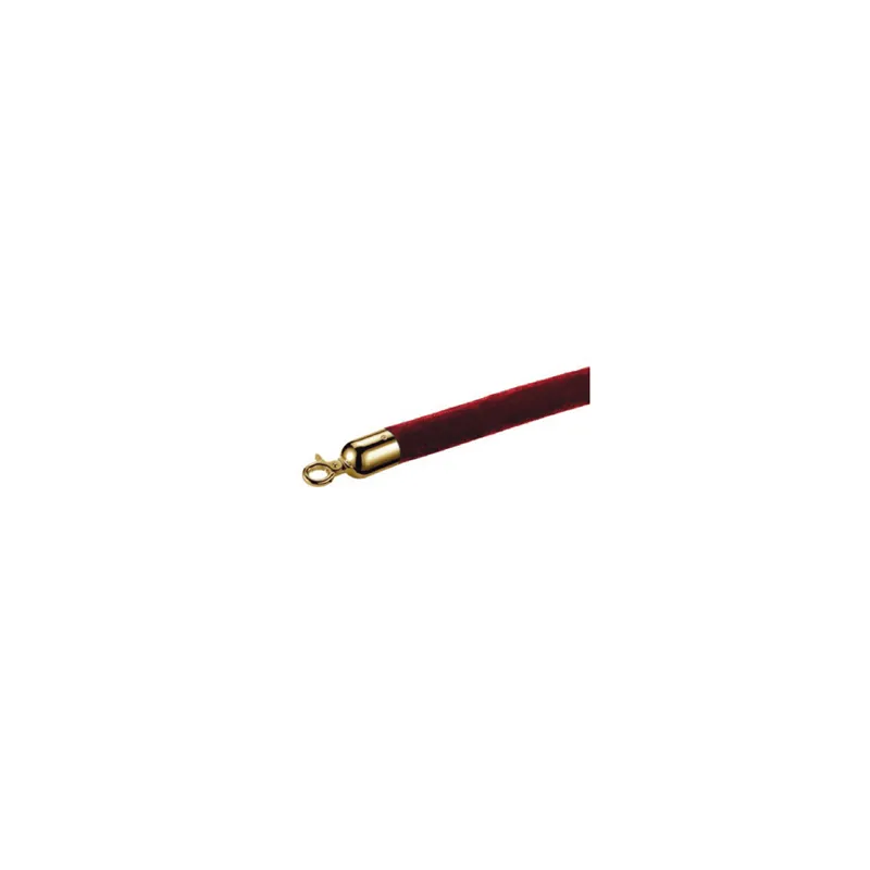 CORDON COLONNE MOBILE OR   Ø 3,2x150 CM BORDEAUX VELOURS (1 UNITÉ)