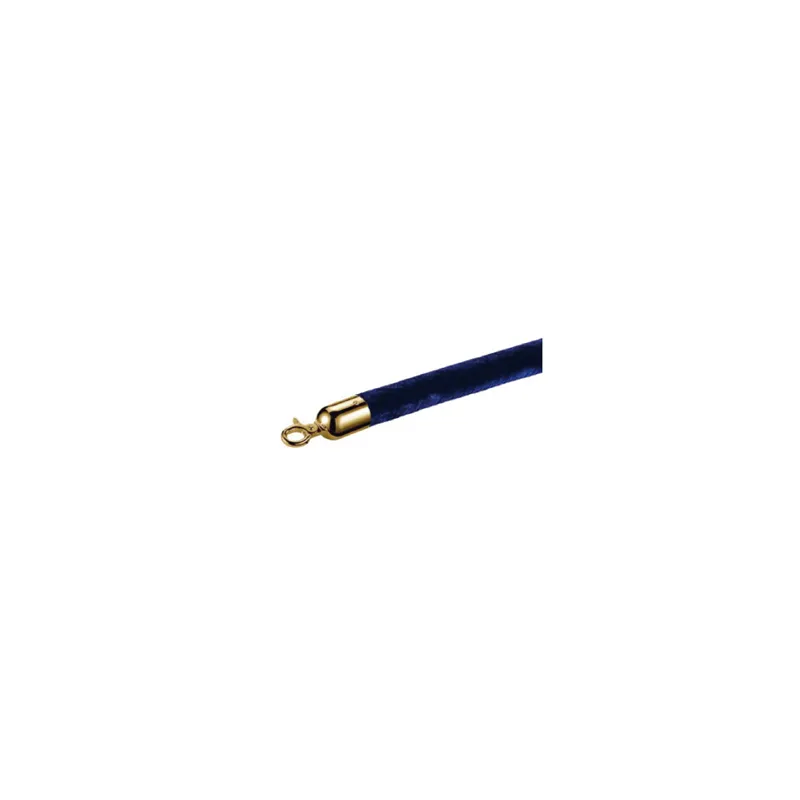 CORDON COLONNE MOBILE OR   Ø 3,2x150 CM BLEU VELOURS (1 UNITÉ)