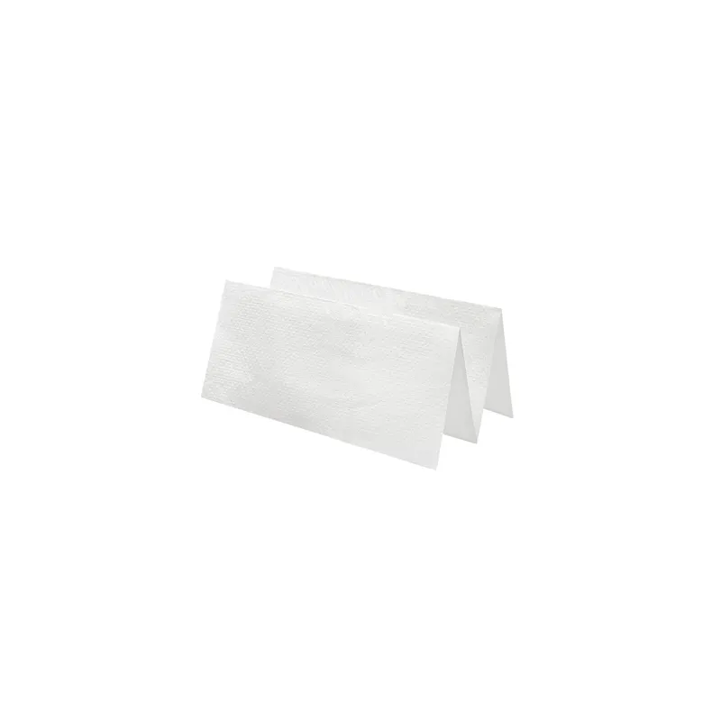 SERVIETTES « ZIGZAG » ECOLABEL 2 COUCHES  37 G/M2 22,5x21 CM BLANC OUATE (4000 UNITÉ)