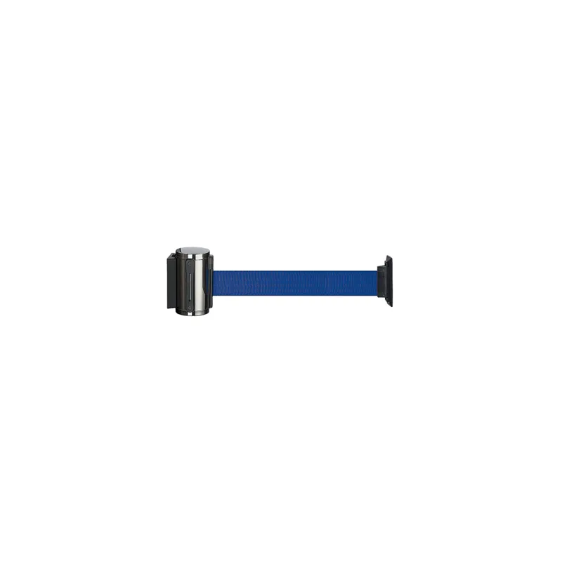 BARRIÈRE MURALE RETRACTIBLES RUBAN 200CM   BLEU ALUMINIUM (1 UNITÉ)