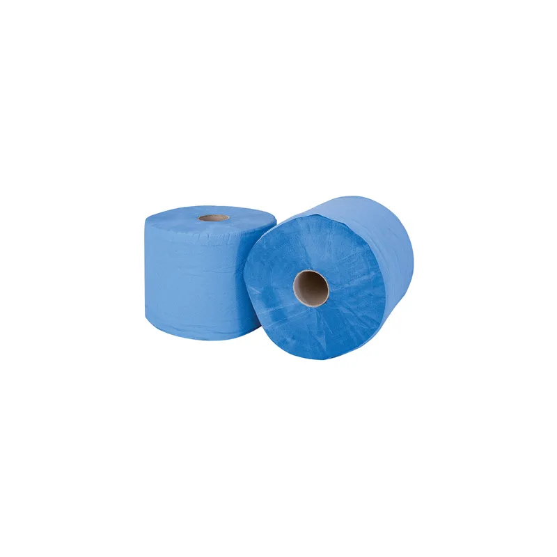 CHIFFONS 2 COUCHES - 900 FEUILLES  20 G/M2 Ø31x24 CM BLEU OUATE (2 UNITÉ)