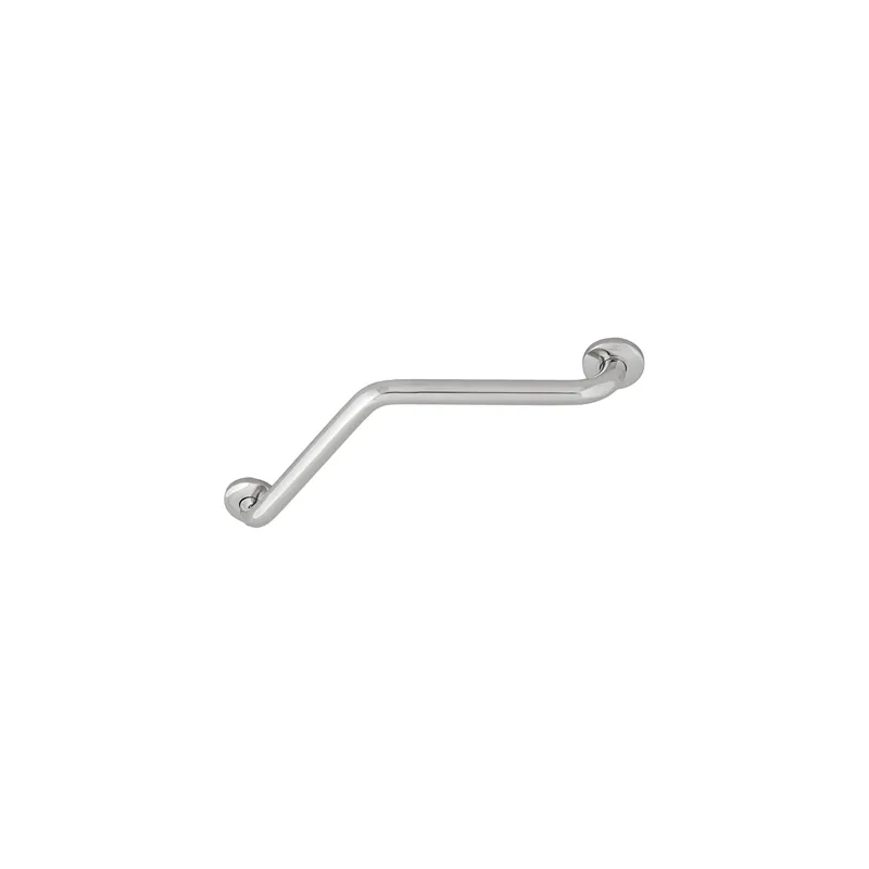 BARRE AVEC COUDE  49,5x12x6,5 CM ARGENTE INOX (1 UNITÉ)