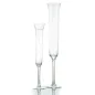 DÉCORATION GÉANTE "FLUTE" Ø 10,3/10,9x60 CM TRANSPARENT VERRE (1 UNITÉ) DÉCORATION GÉANTE "FLUTE"