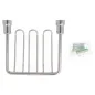 SAVONNIERE 13x10 CM ARGENTE INOX (1 UNITÉ) SAVONNIERE