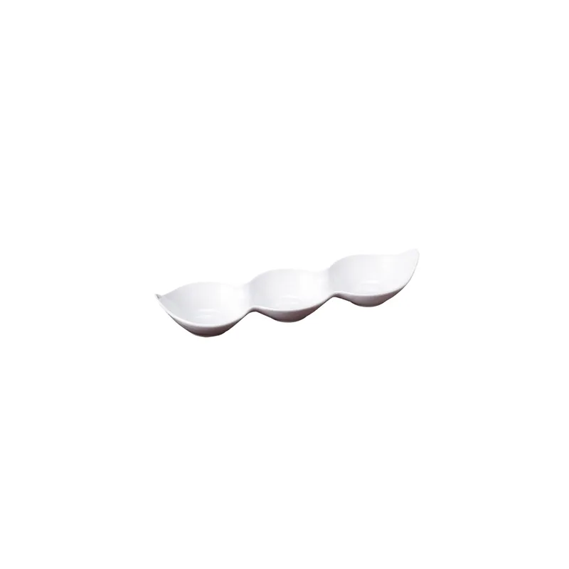 RÉCIPIENTS ALLONGÉS 3 COMP. AKALA 29,5x8,3x4,2 CM BLANC PORCELAINE (12 UNITÉ) RÉCIPIENTS ALLONGÉS 3 COMP. AKALA 29,5x8,3x4,2 CM BLANC PORCELAINE (12 UNITÉ)
